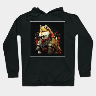 Shiba Inu dog, Samurai, Funny Dog Lover Hoodie